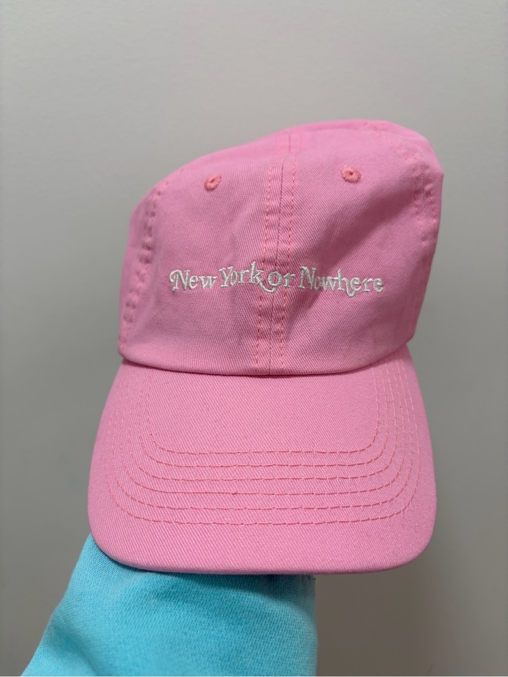 New York or nowhere NYON pink hat